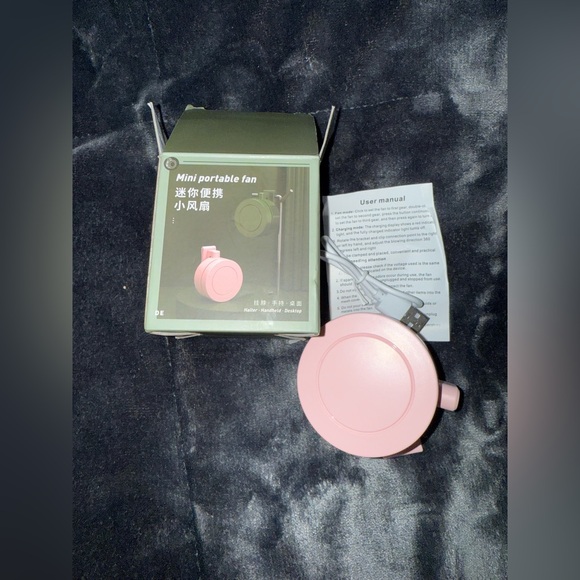 Mini Hand Free Clip Fan 360* Adjustable *PINK* Brand New - Picture 10 of 15